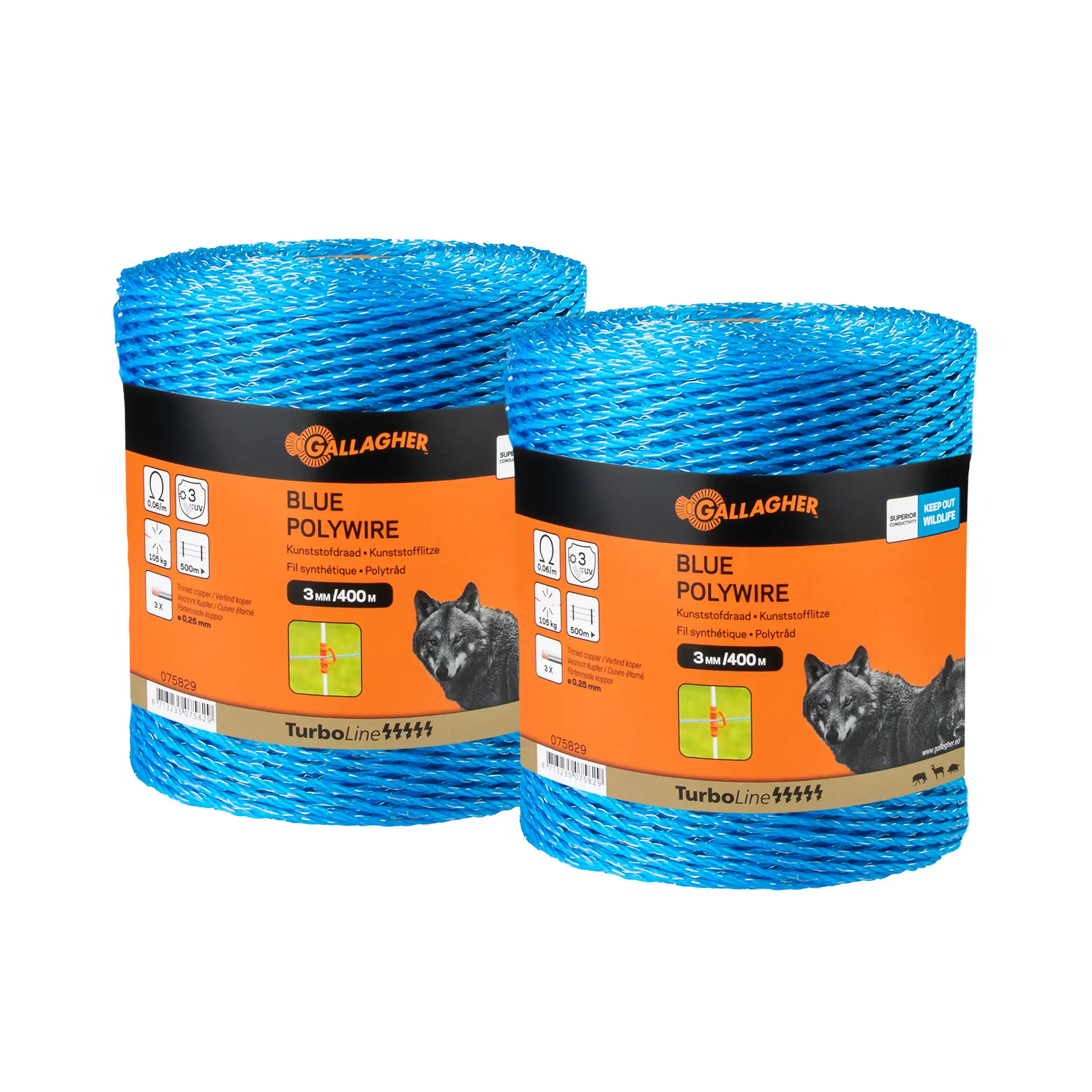 Duopack Litze Blau 2x400m