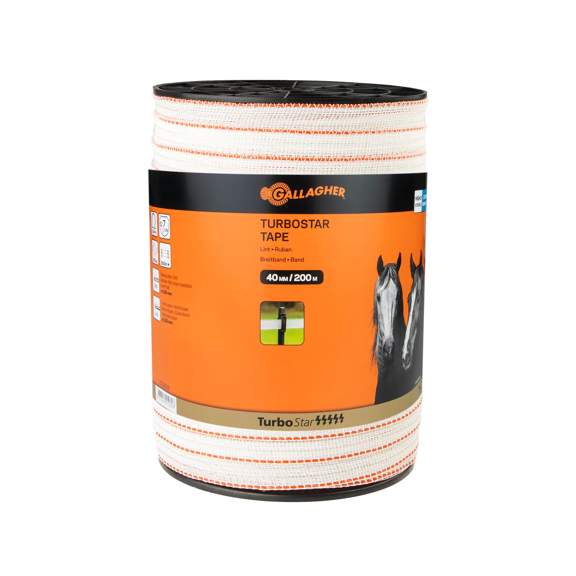 TurboStar band 40mm (vit, 200m) TurboStar band 40mm (vit, 200m)