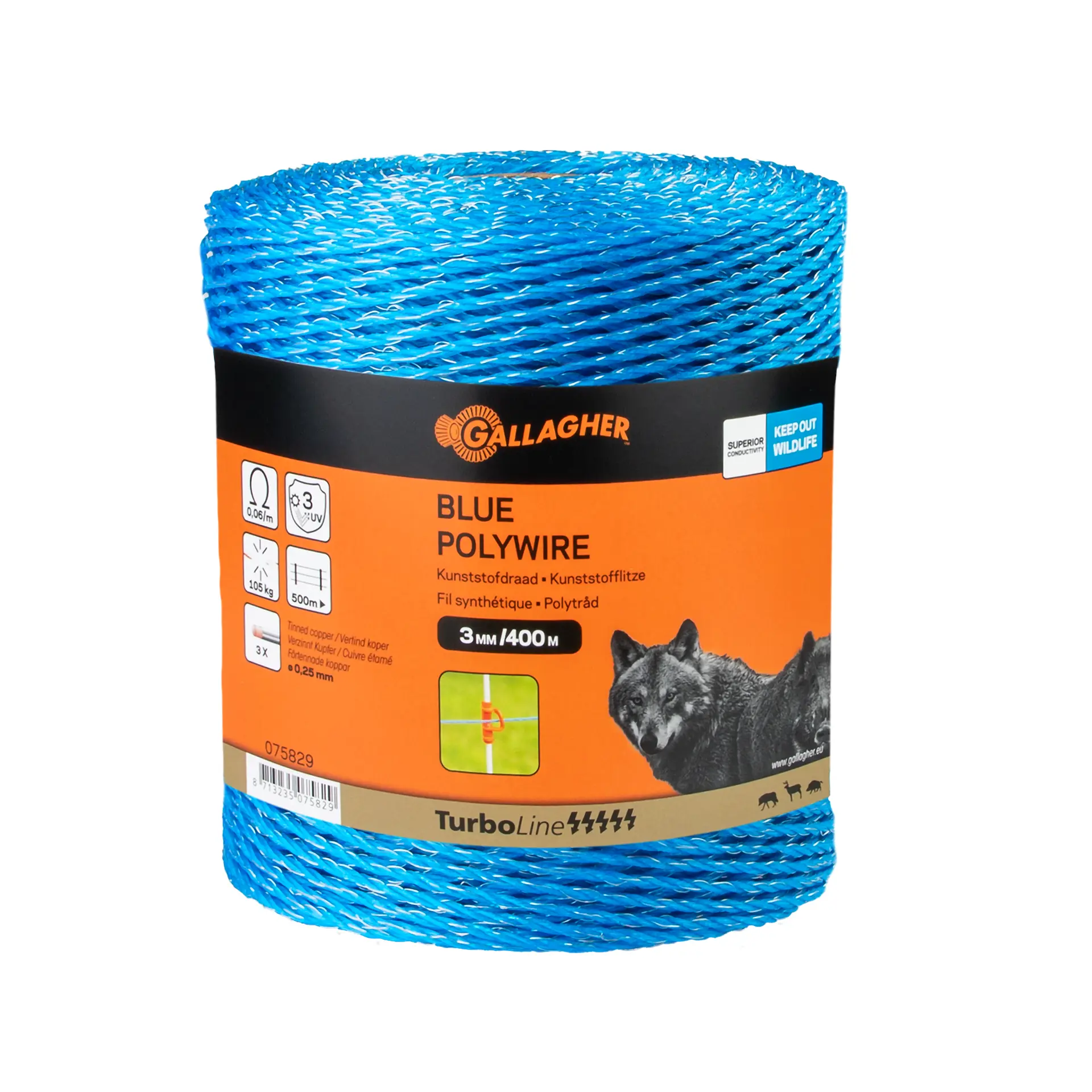 Litze Blau 400m