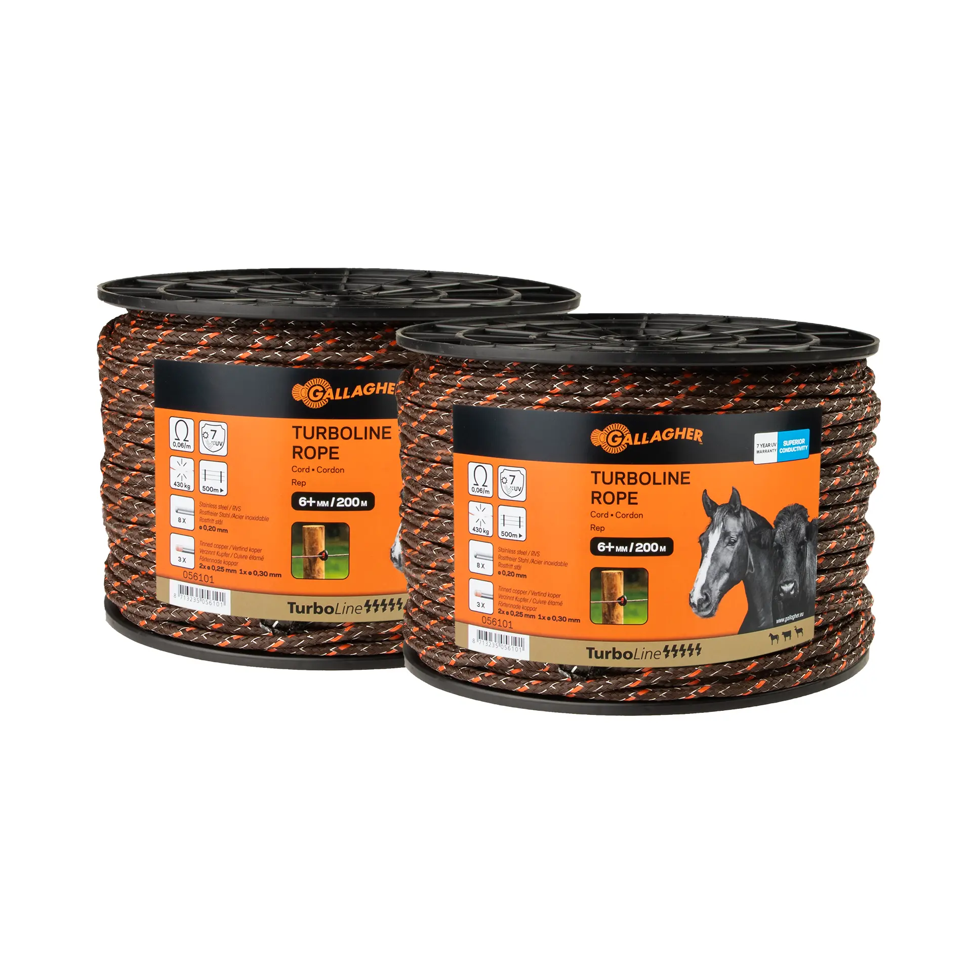 TurboLine cord, duopack (terra, 2x200 meter)