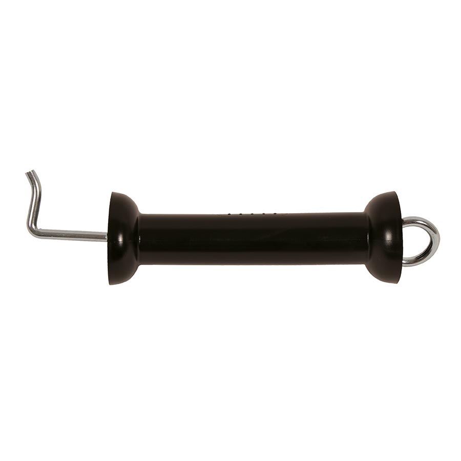 Gate grip (black, with N-hook) Compression gate handle