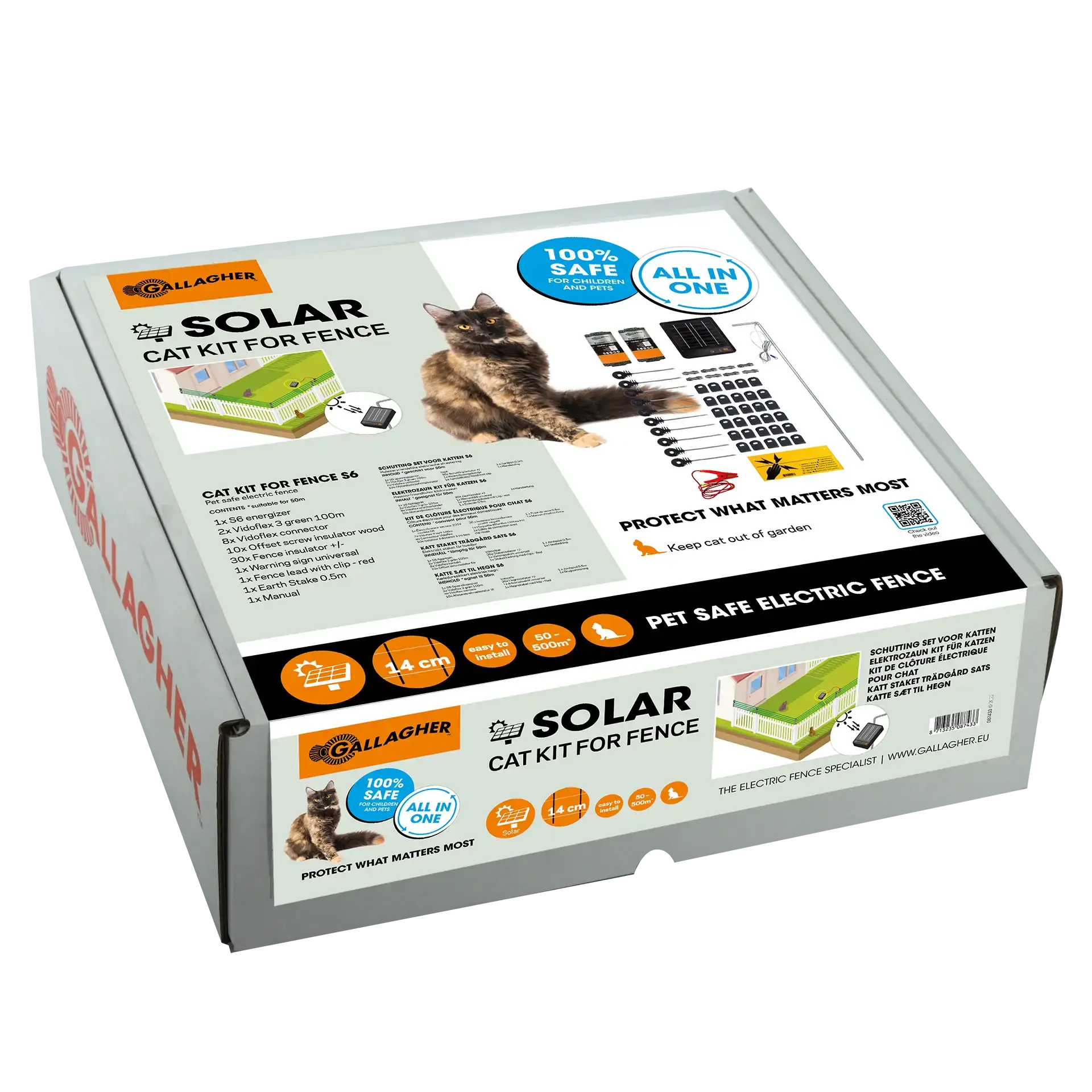 Cat kit for fence S6 Solar Cat kit for fence S6 Solar