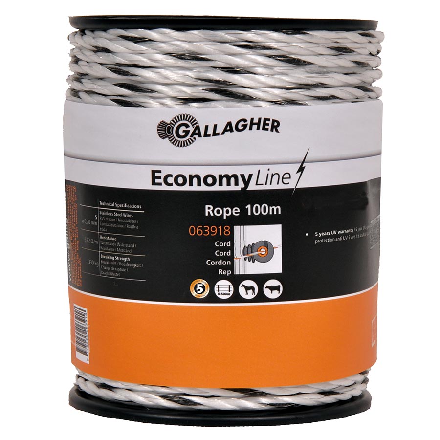 EconomyLine cord (wit, 100 meter)