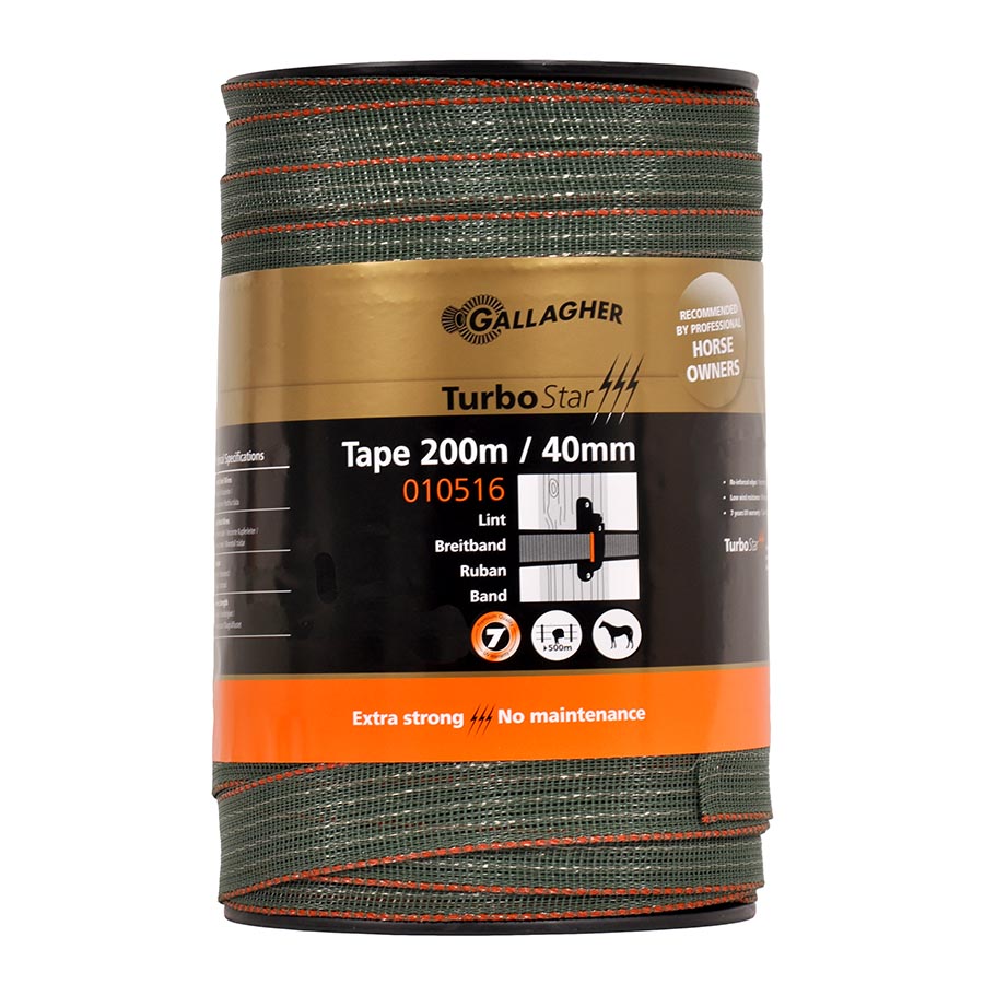 TurboStar tape 40 mm Super (green, 200 metres)