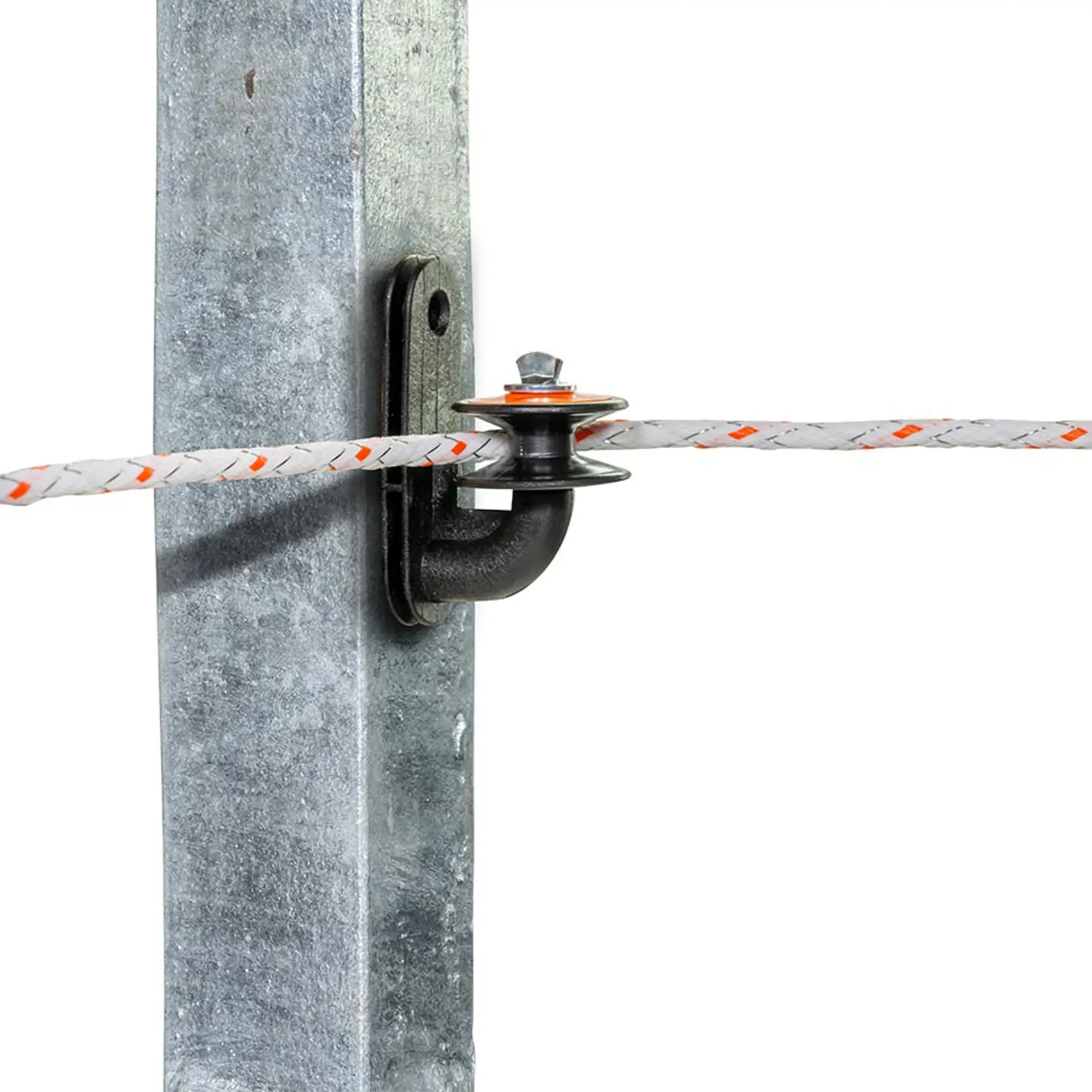 Rollen-Eckisolator für Metallpfähle (5 Stck) Rollen-Eckisolator für Metallpfähle (5 Stck)