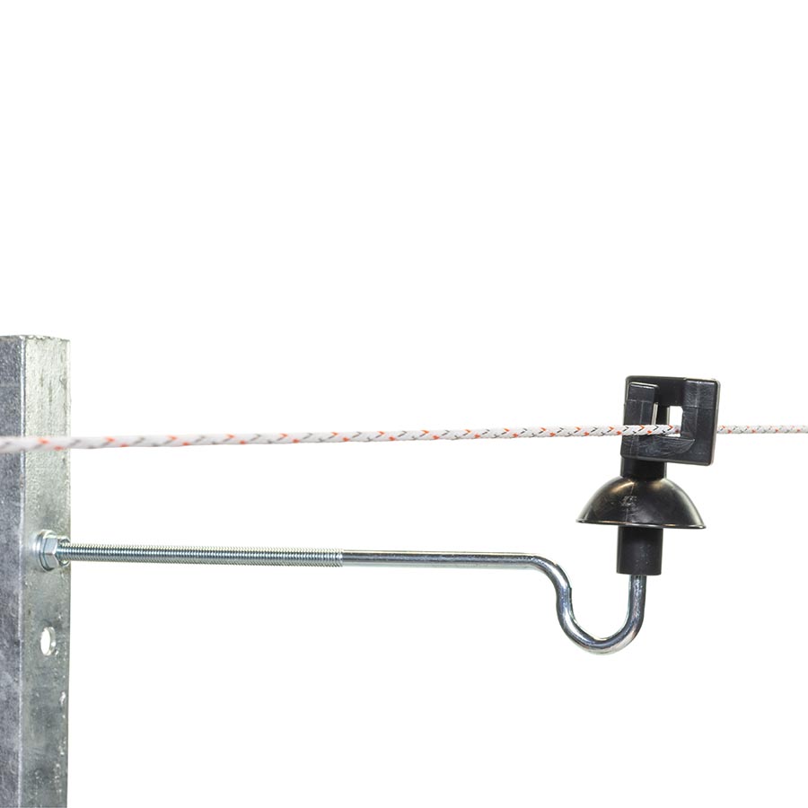 Distance insulator, metal (Offset bolt-on insulator) (M6, pack of 10)