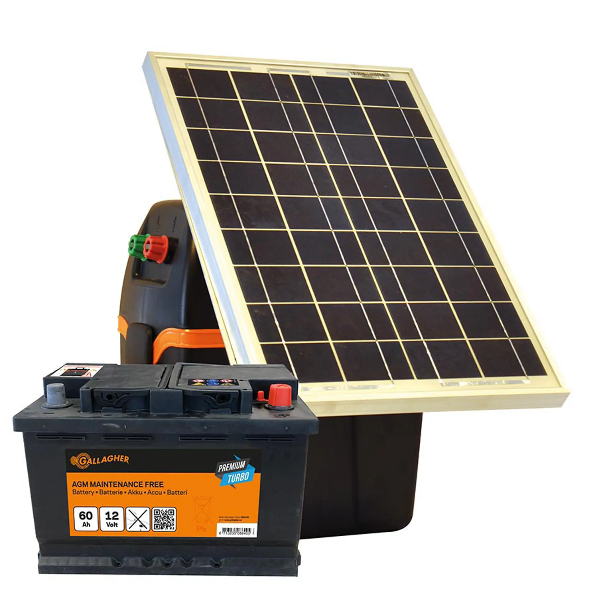 S220 Électrificateur solaire avec batterie 60Ah (1,5 J - 12 V/Solaire) S220 Électrificateur solaire avec batterie 60Ah (1,5 J - 12 V/Solaire)