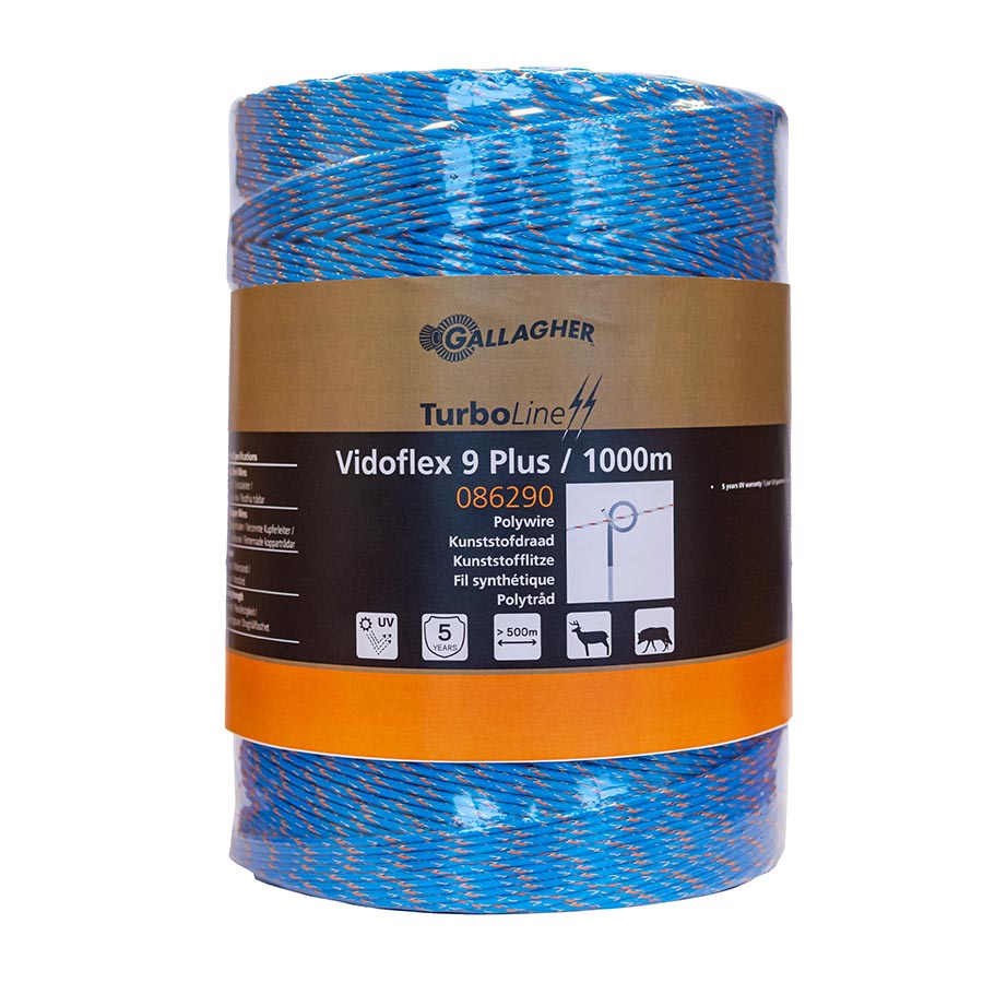 Vidoflex 9 TurboLine Plus blauw 1000m