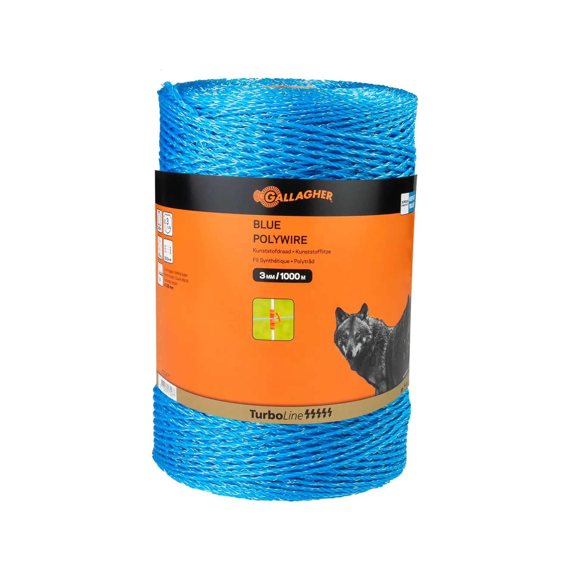 TurboLine Fil clôture électrique (bleu, 1000 mètre) TurboLine Fil clôture électrique (bleu, 1000 mètre)