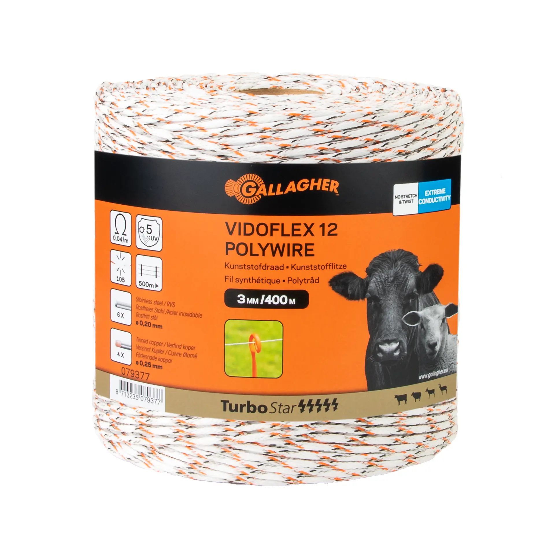 Vidoflex 12 TurboLine (blanc, 400 m) Vidoflex 12 TurboLine (blanc, 400 m)
