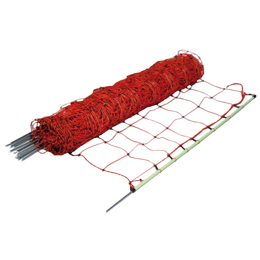 Ziegennetz, Einfacher Erdstab, 105cm, 50m