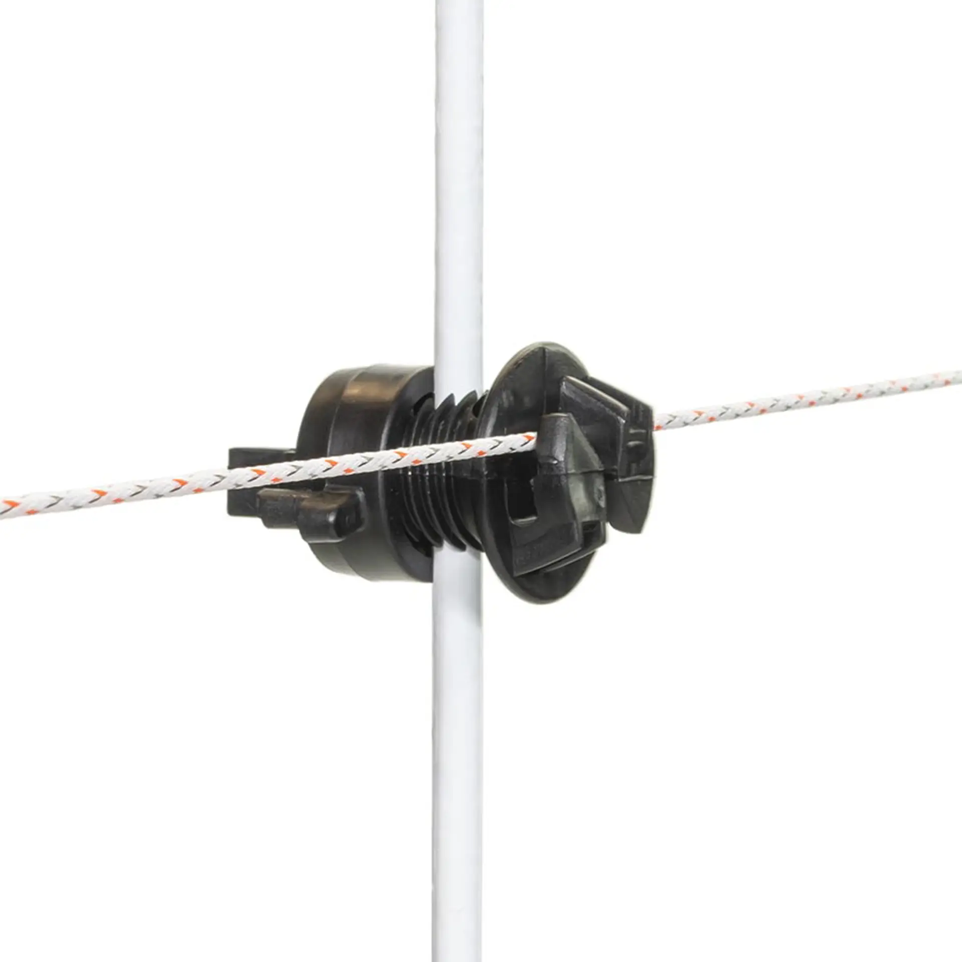 Isolatore nero per picchetto tondo Ø 4-10mm - 250 pezzi Isolatore nero per picchetto tondo Ø 4-10mm - 250 pezzi