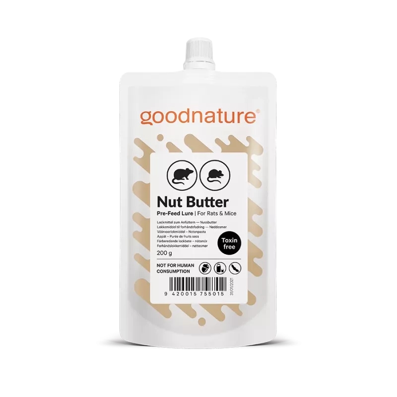Goodnature rat lure pouch nut butter 200g (10-pack)