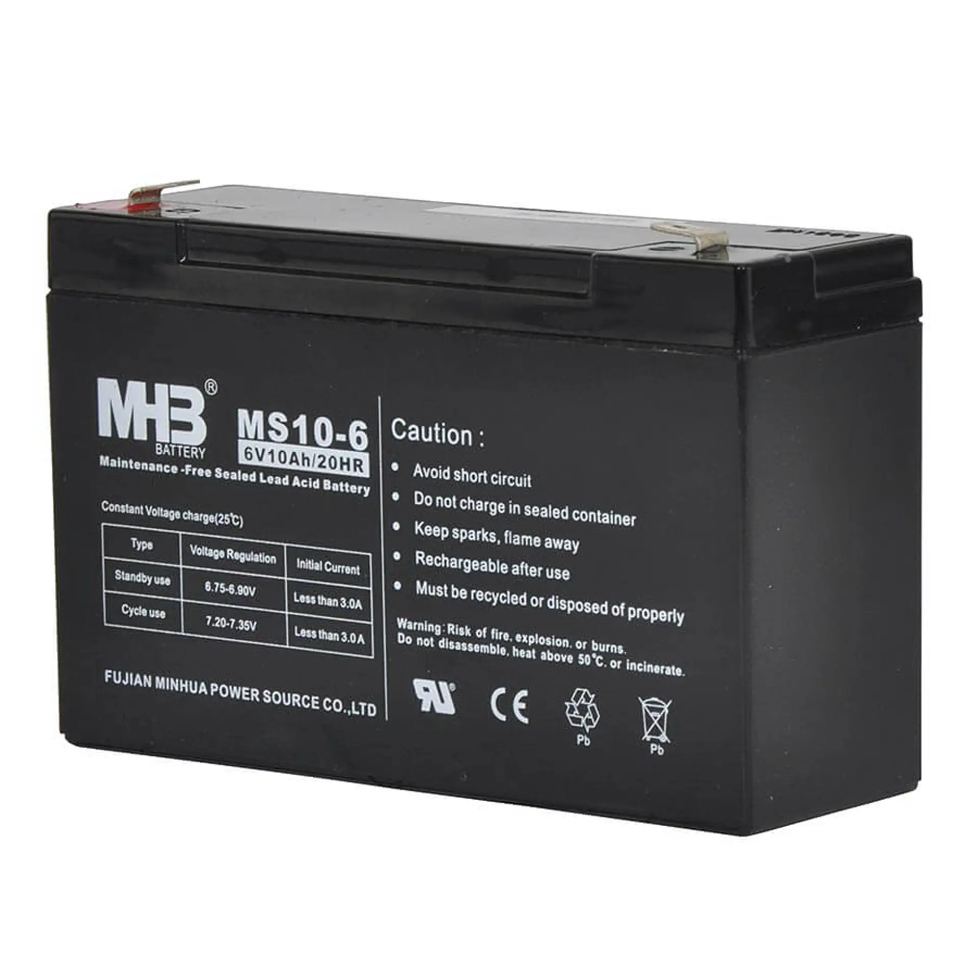 6V 10Ah Battery S40/S40LE 6V 10Ah Battery S40/S40LE