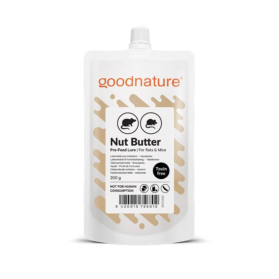 Goodnature rat lure pouch nut butter 200g