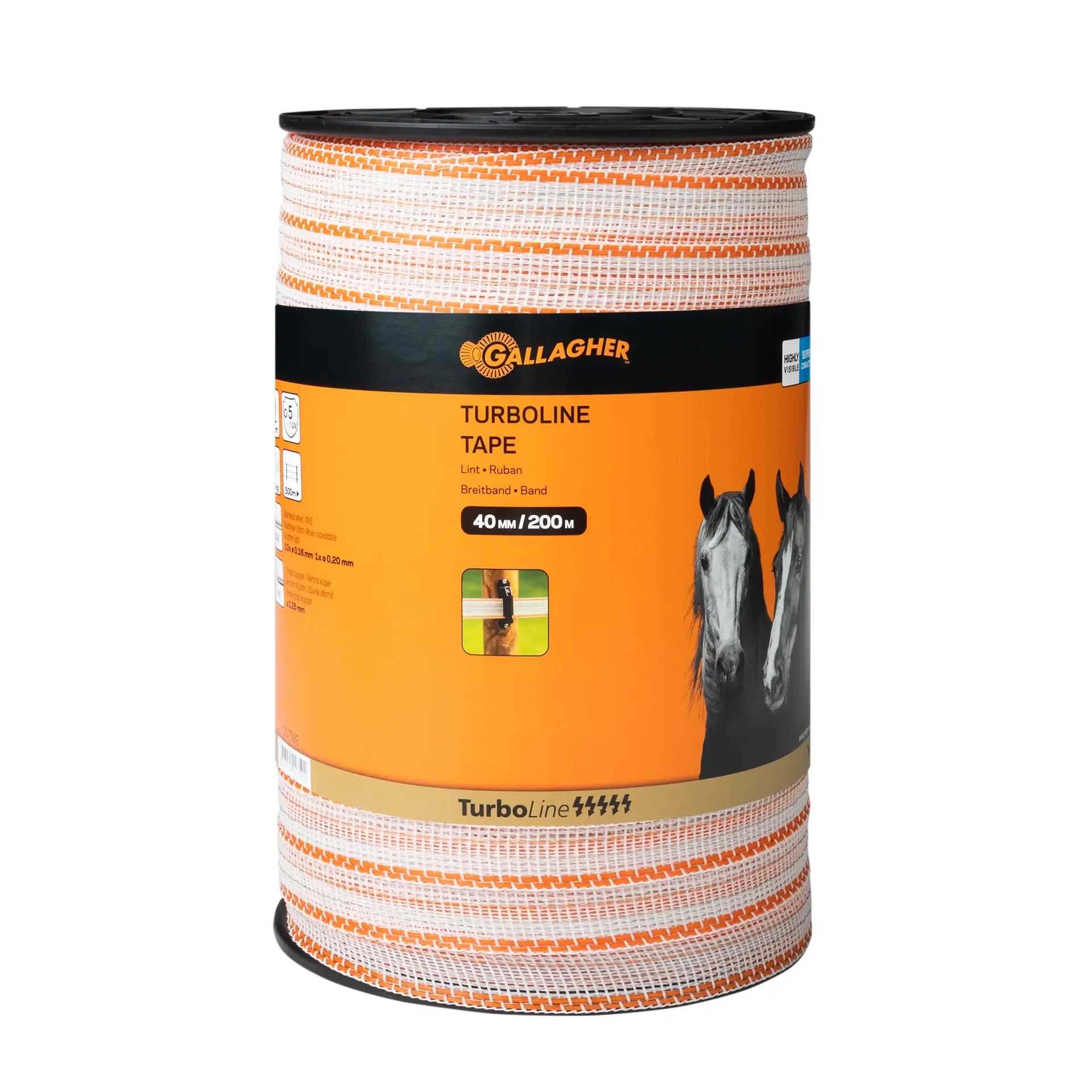 TurboLine band 40mm (vit, 200m) TurboLine band 40mm (vit, 200m)
