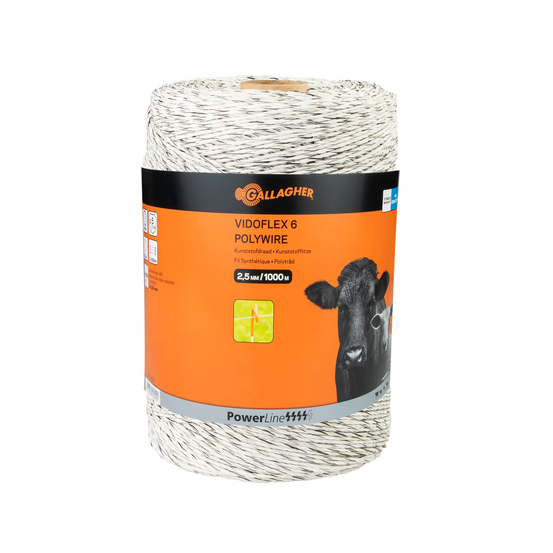 Vidoflex 6 bianco 1000m