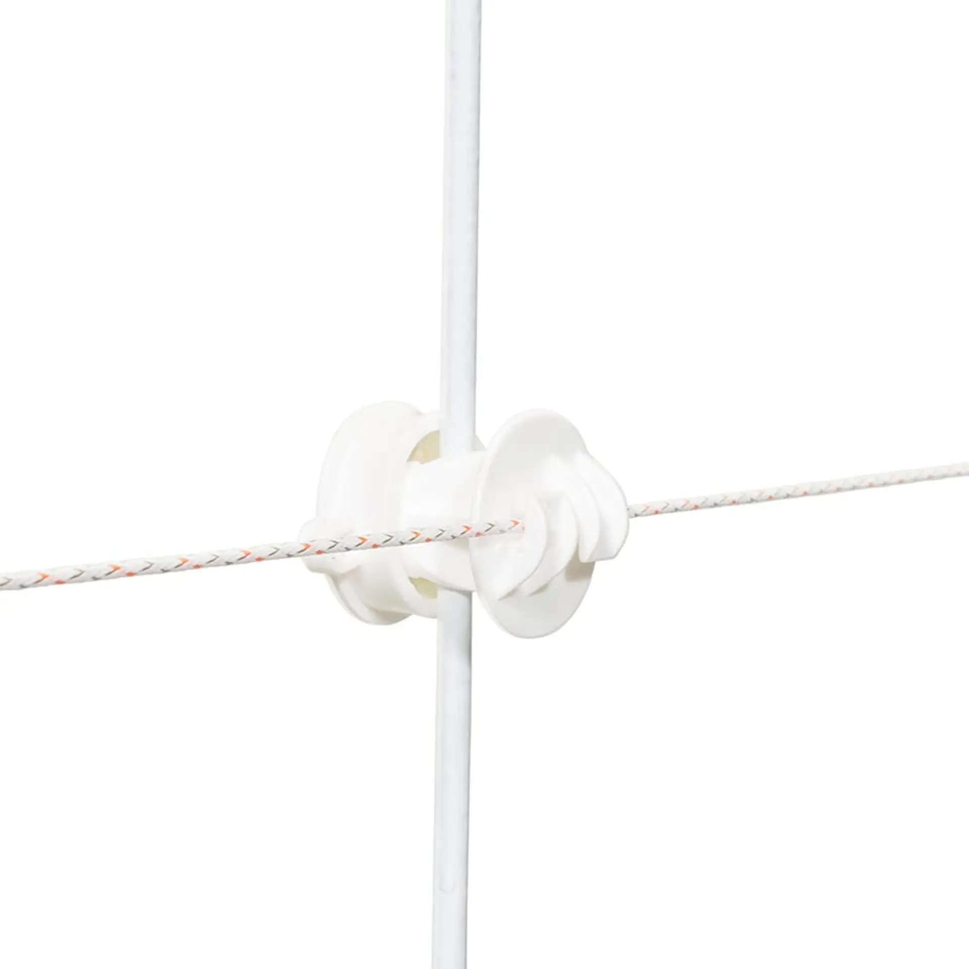 Isolatore bianco per picchetto tondo Ø 6-14mm - 10 pezzi Isolatore bianco per picchetto tondo Ø 6-14mm - 10 pezzi