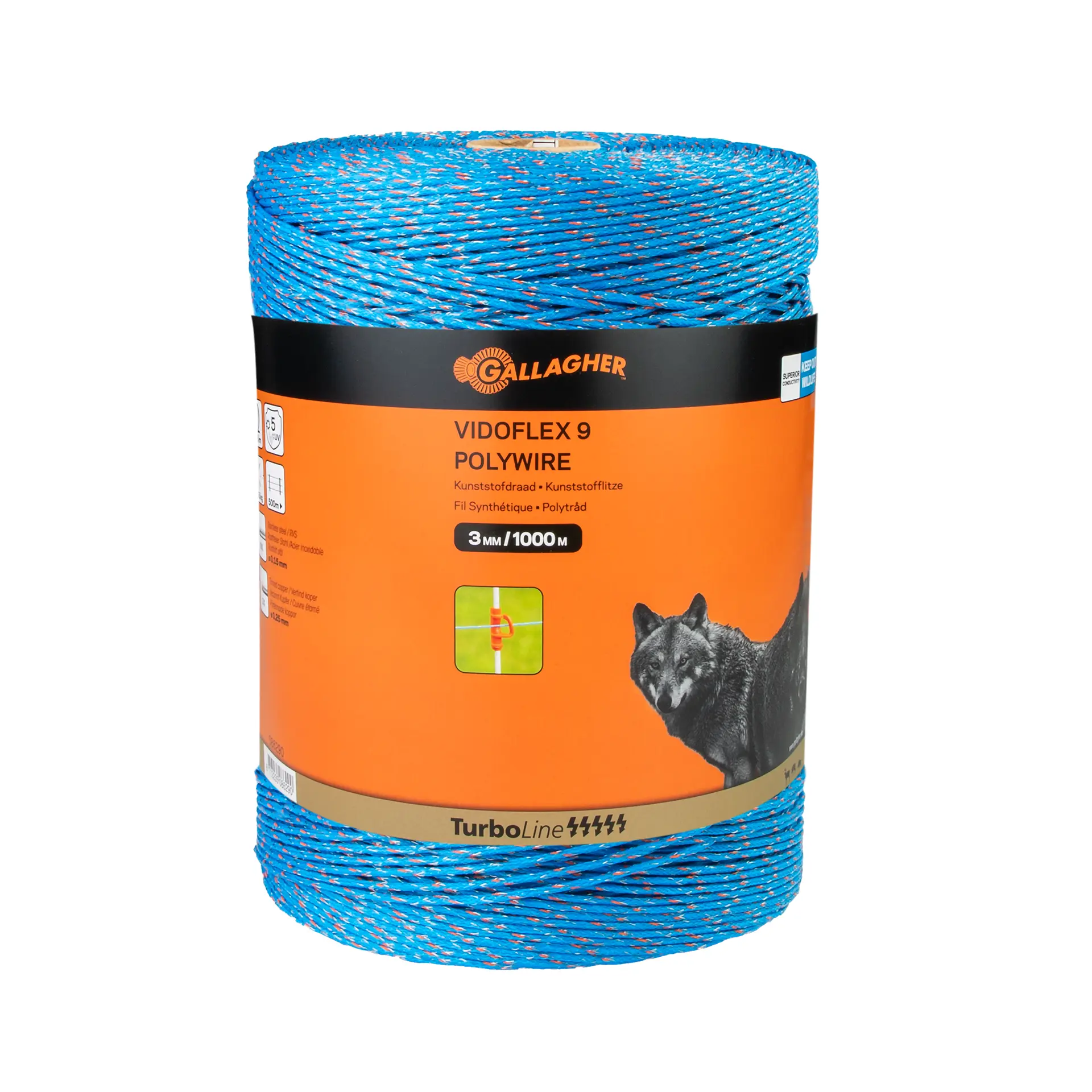 Vidoflex 9 TurboLine Plus 1000 m blau
