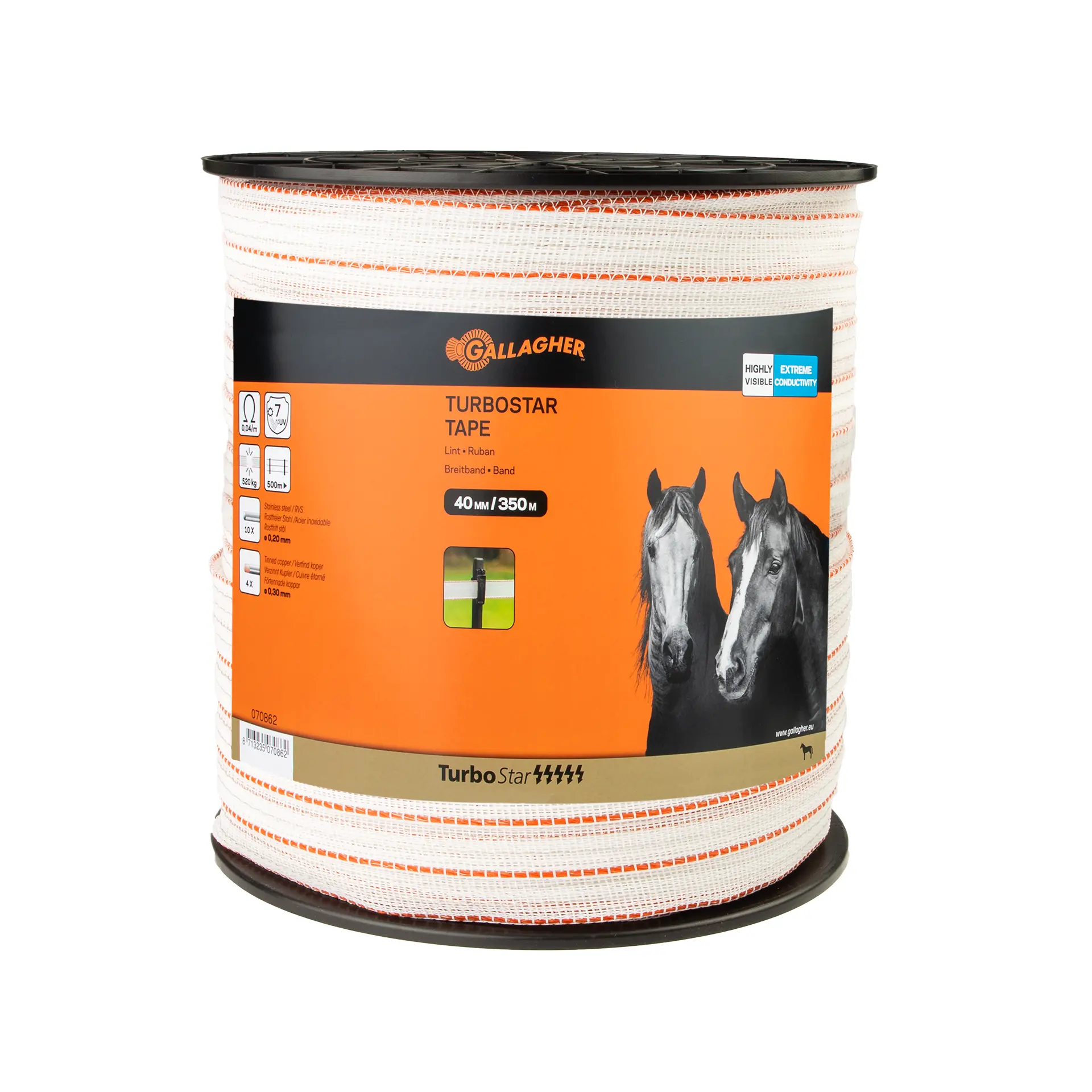 Nastro TurboStar 40mm (bianco, 350m)