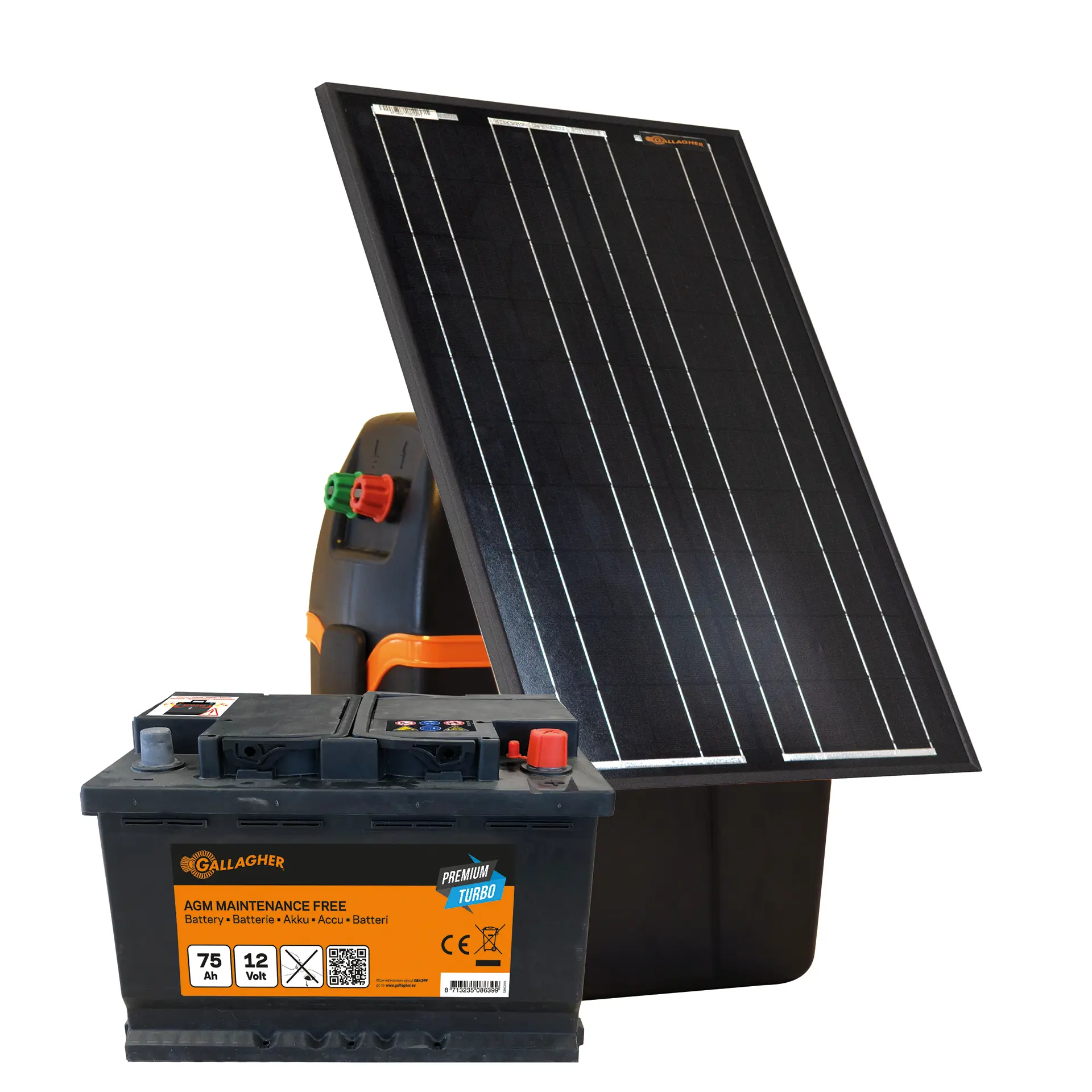 S230 Électrificateur solaire avec batterie 75Ah (1,5 J - 12 V/Solaire) S230 Électrificateur solaire avec batterie 75Ah (1,5 J - 12 V/Solaire)