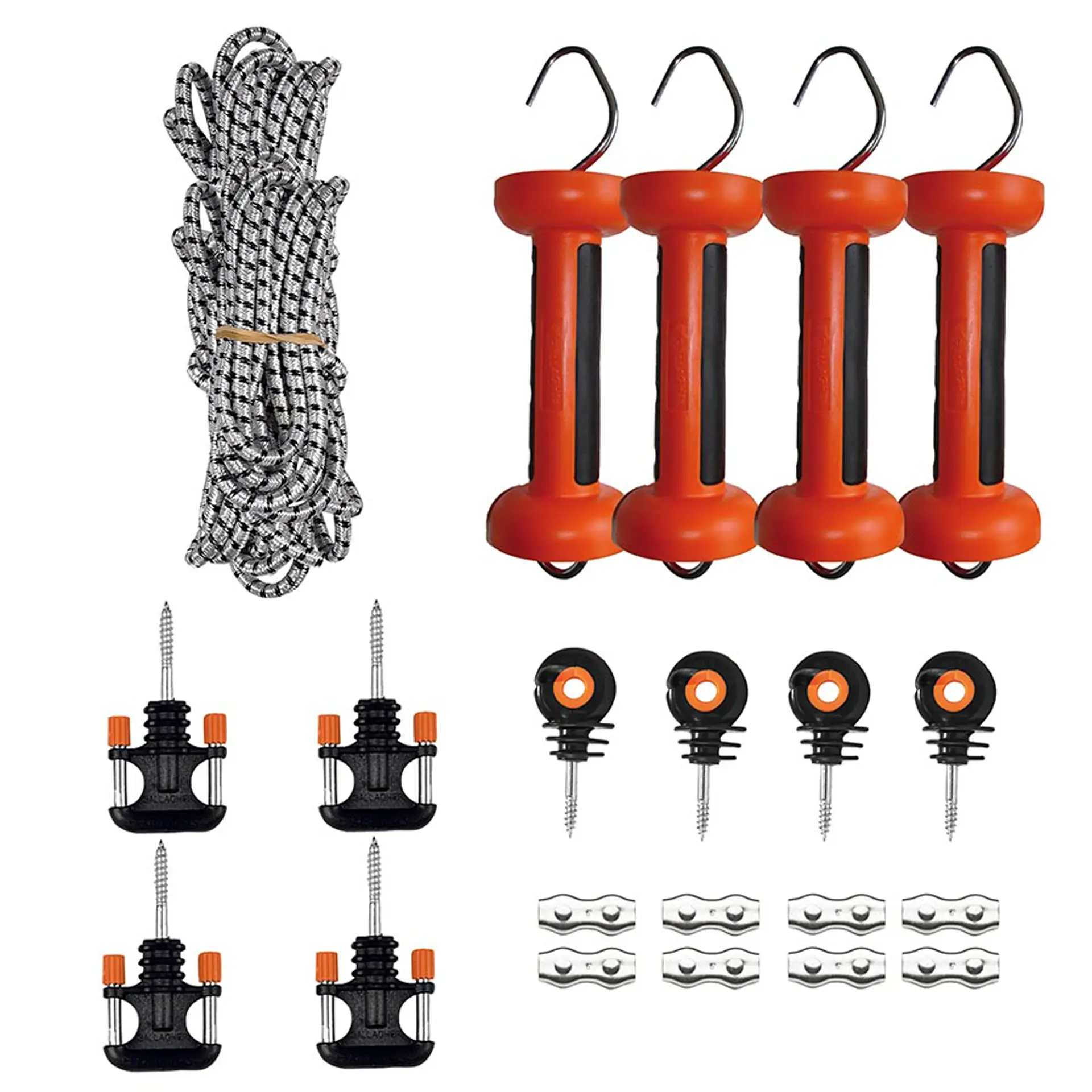 Kit porte à cordon élastique multipack (4x 3/6m) Kit porte à cordon élastique multipack (4x 3/6m)