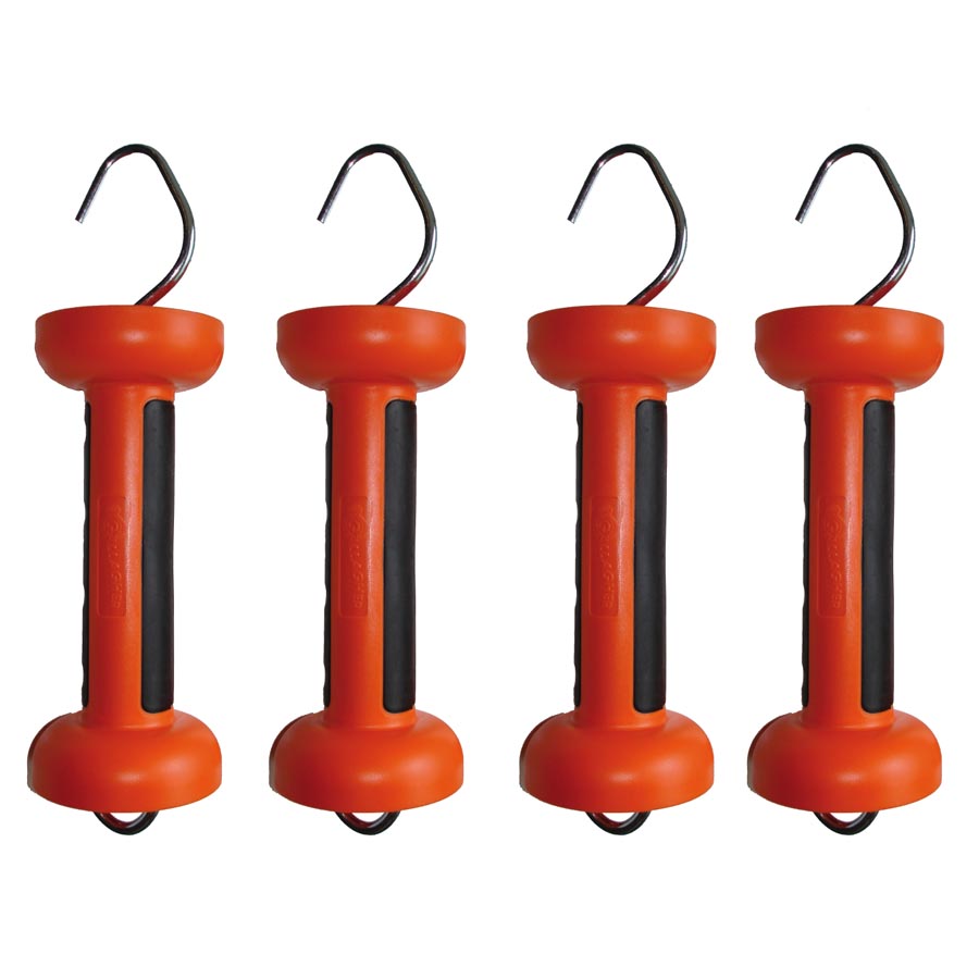 Soft Touch Gate Handle Regular, orange - cord/rope (pack of 4)