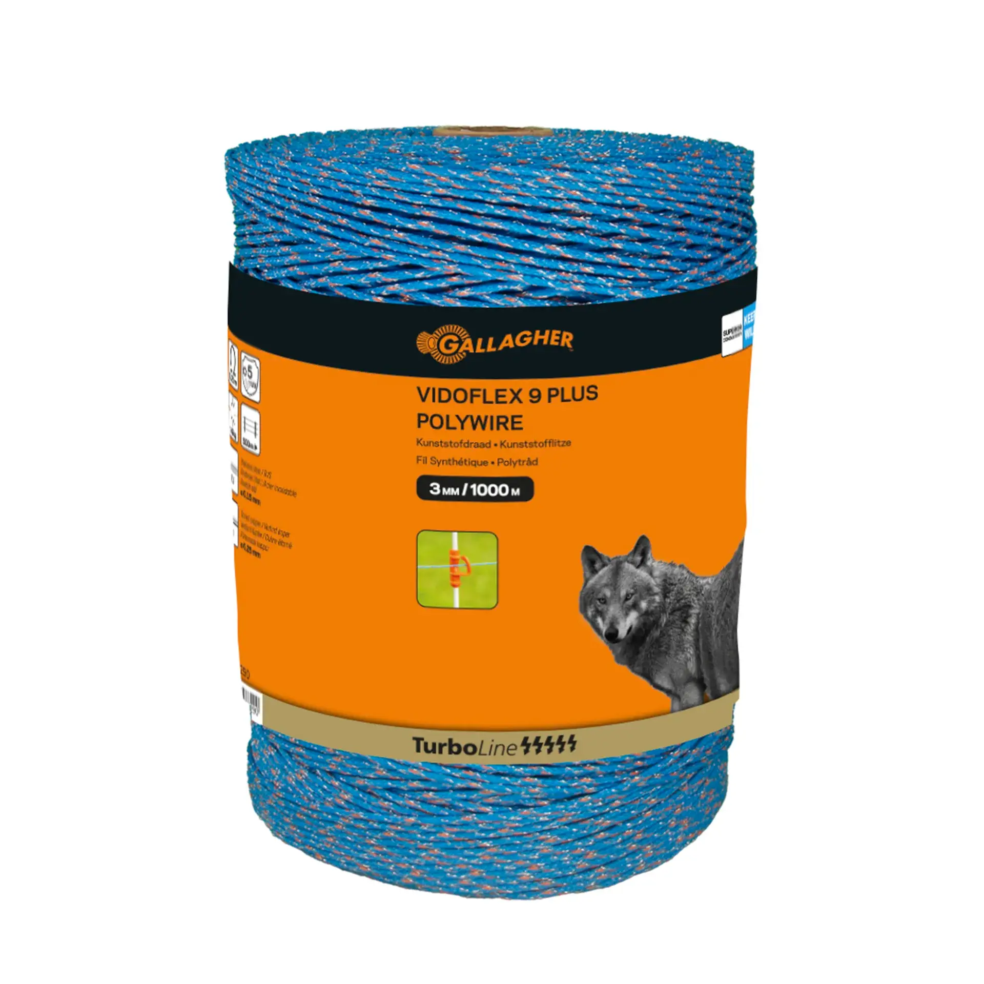 Vidoflex 9 TurboLine Plus 1000 m blau
