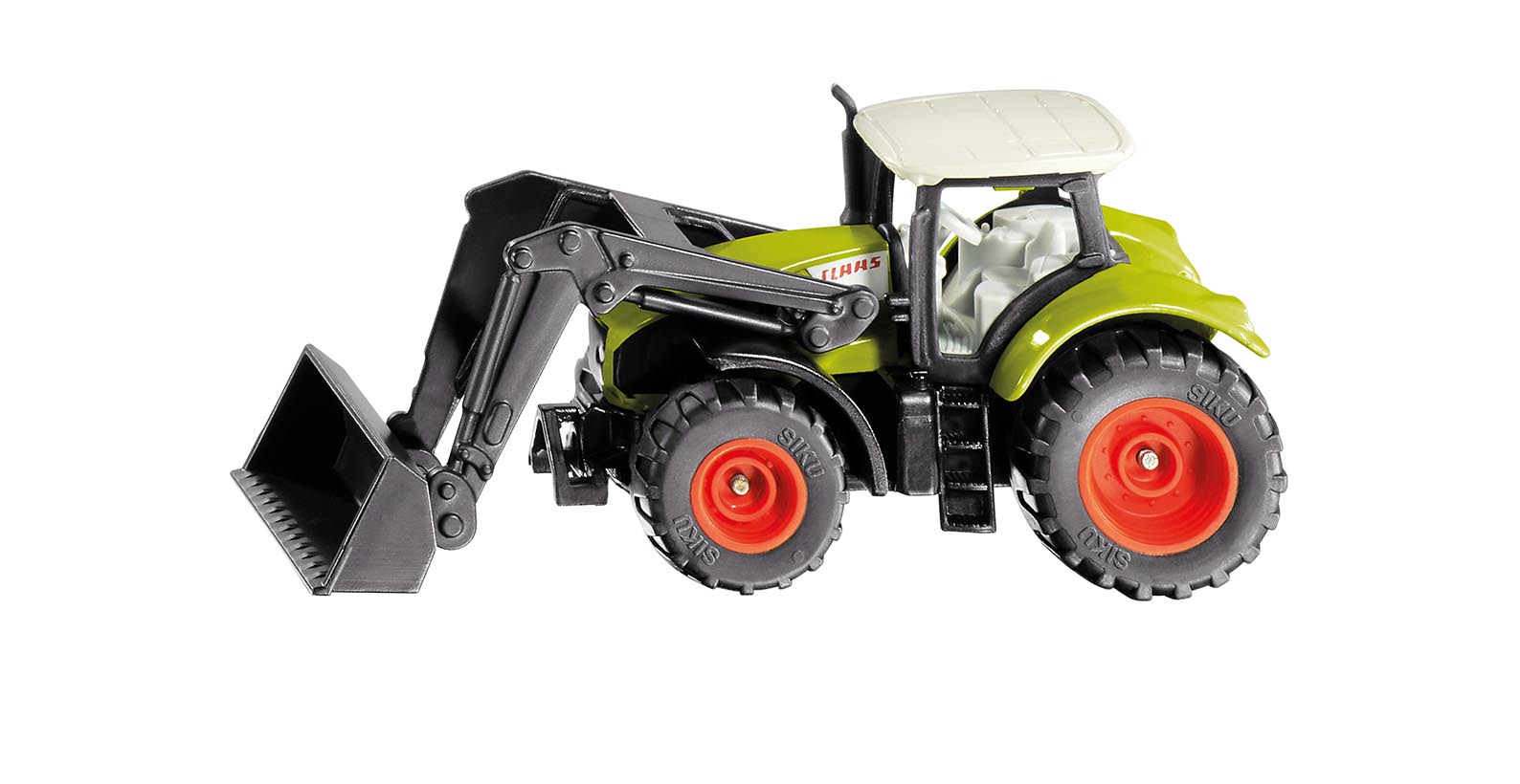 Claas Axion with frontloader