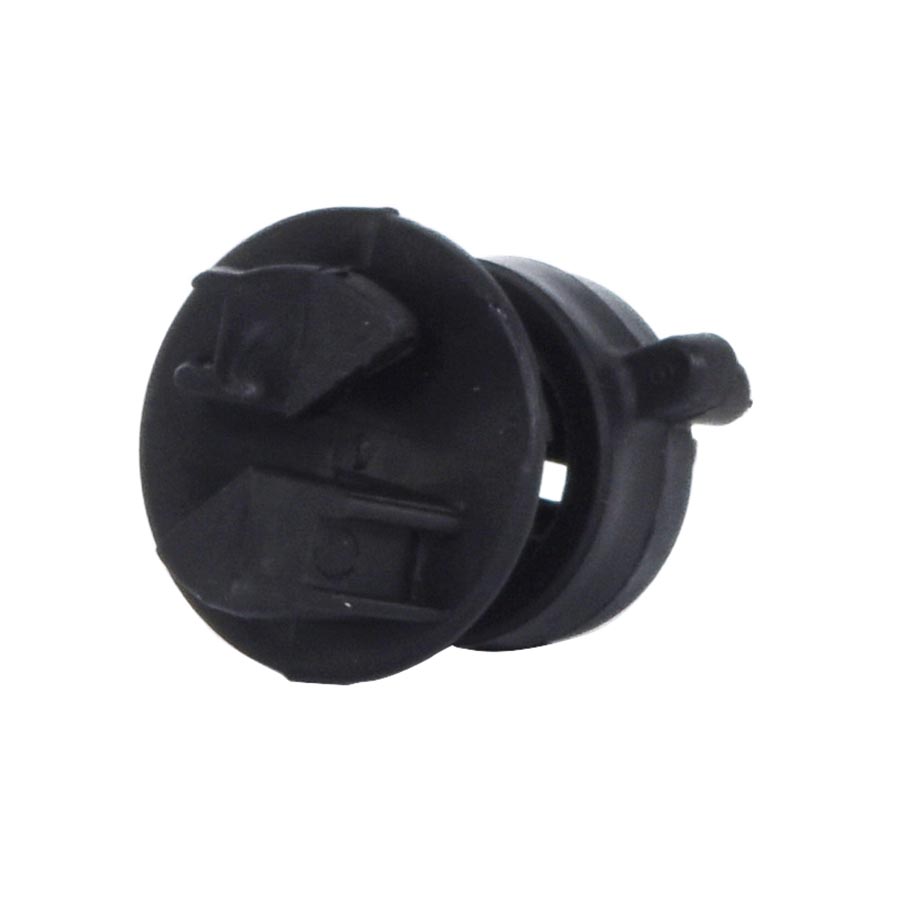 Screw insulator (screw-on rod insulator) (black, posts ø 4-10mm, pack of 20)