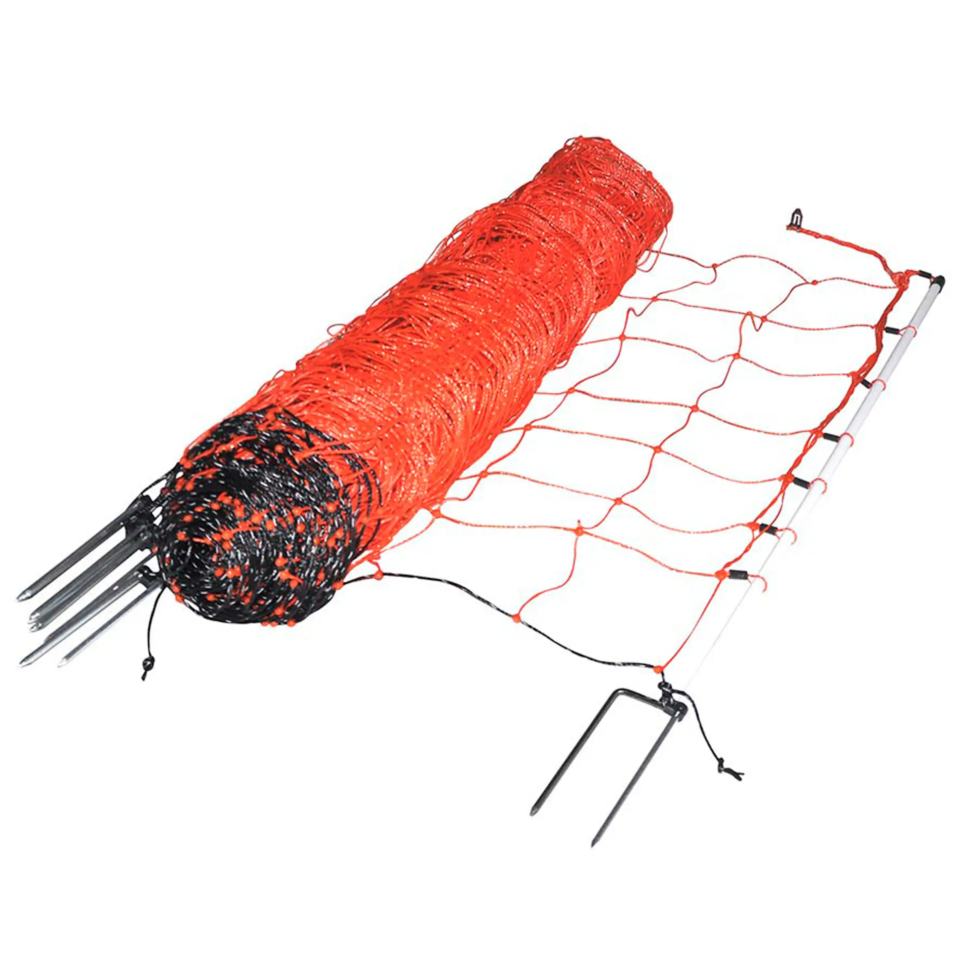 Schafsnetz, Doppelter Erdstab, 90cm, 50m Schafsnetz, Doppelter Erdstab, 90cm, 50m