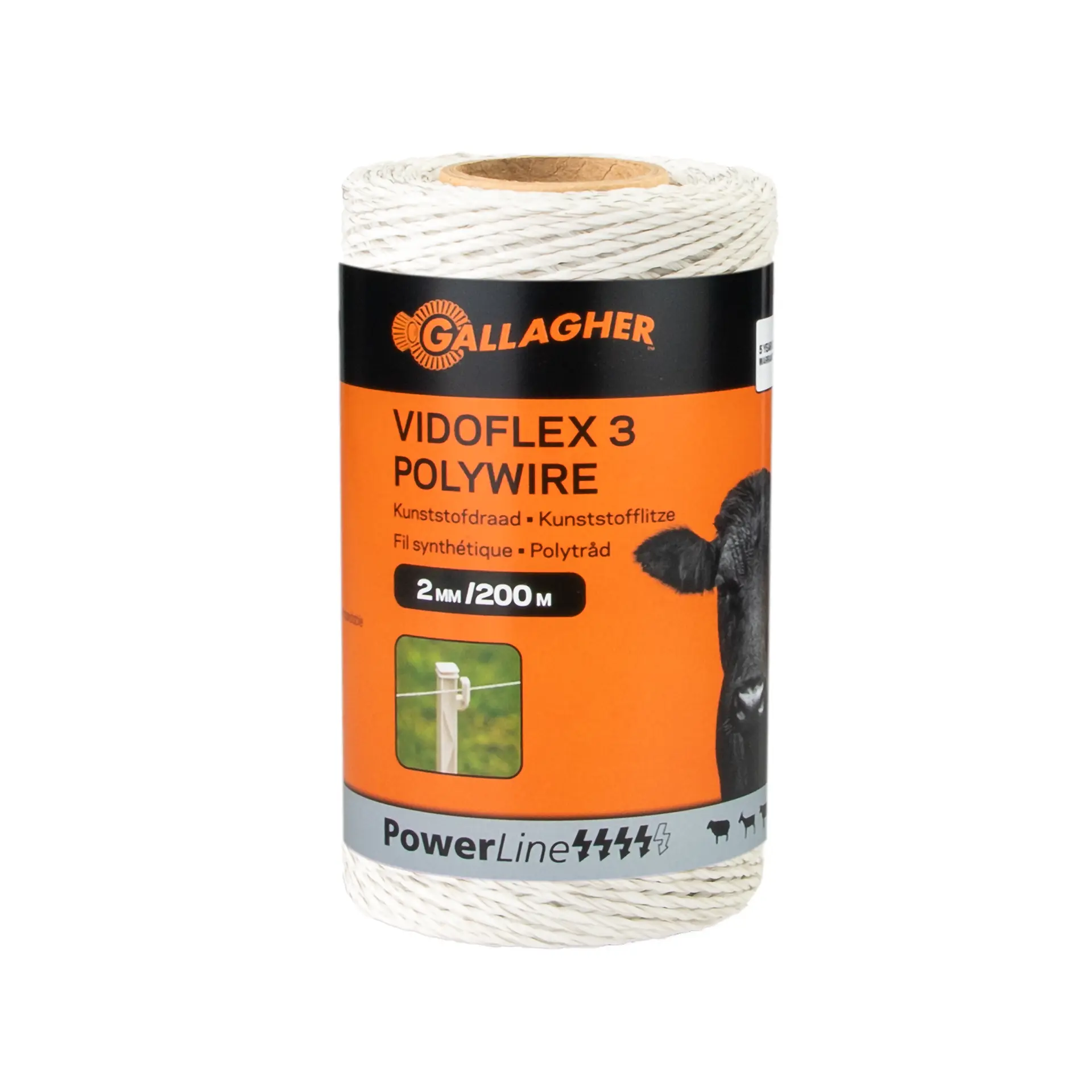 Vidoflex 3 Powerline (wit, 200 meter)