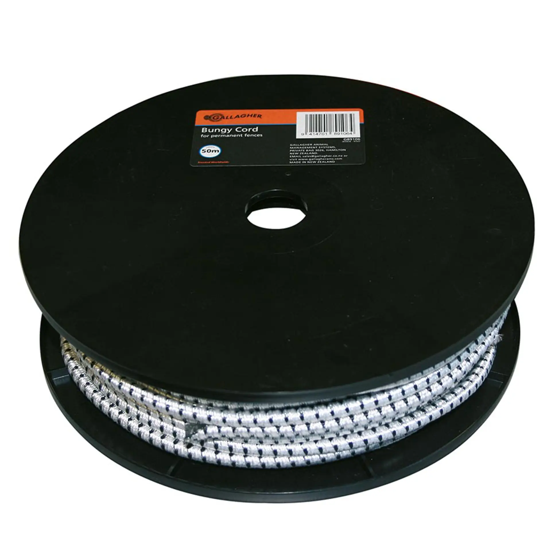 Gallagher elastisch cord wit 50 m/rol Gallagher elastisch cord wit 50 m/rol