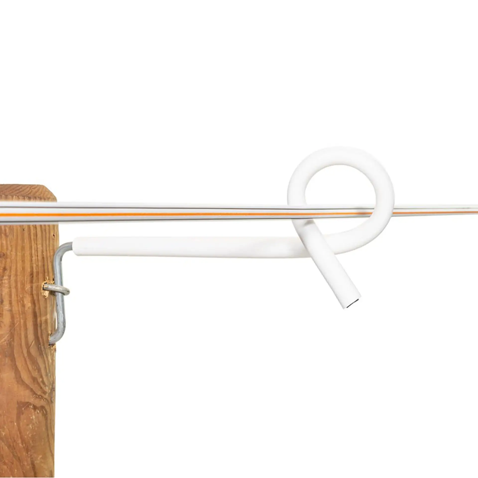 Distanshållare pigtail (vit, 17,5cm, 10 st) Distanshållare pigtail (vit, 17,5cm, 10 st)