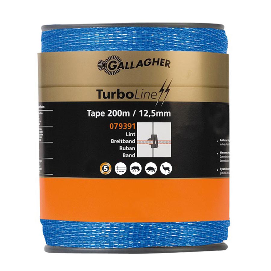 TurboLine-bånd 12,5mm blå 200m