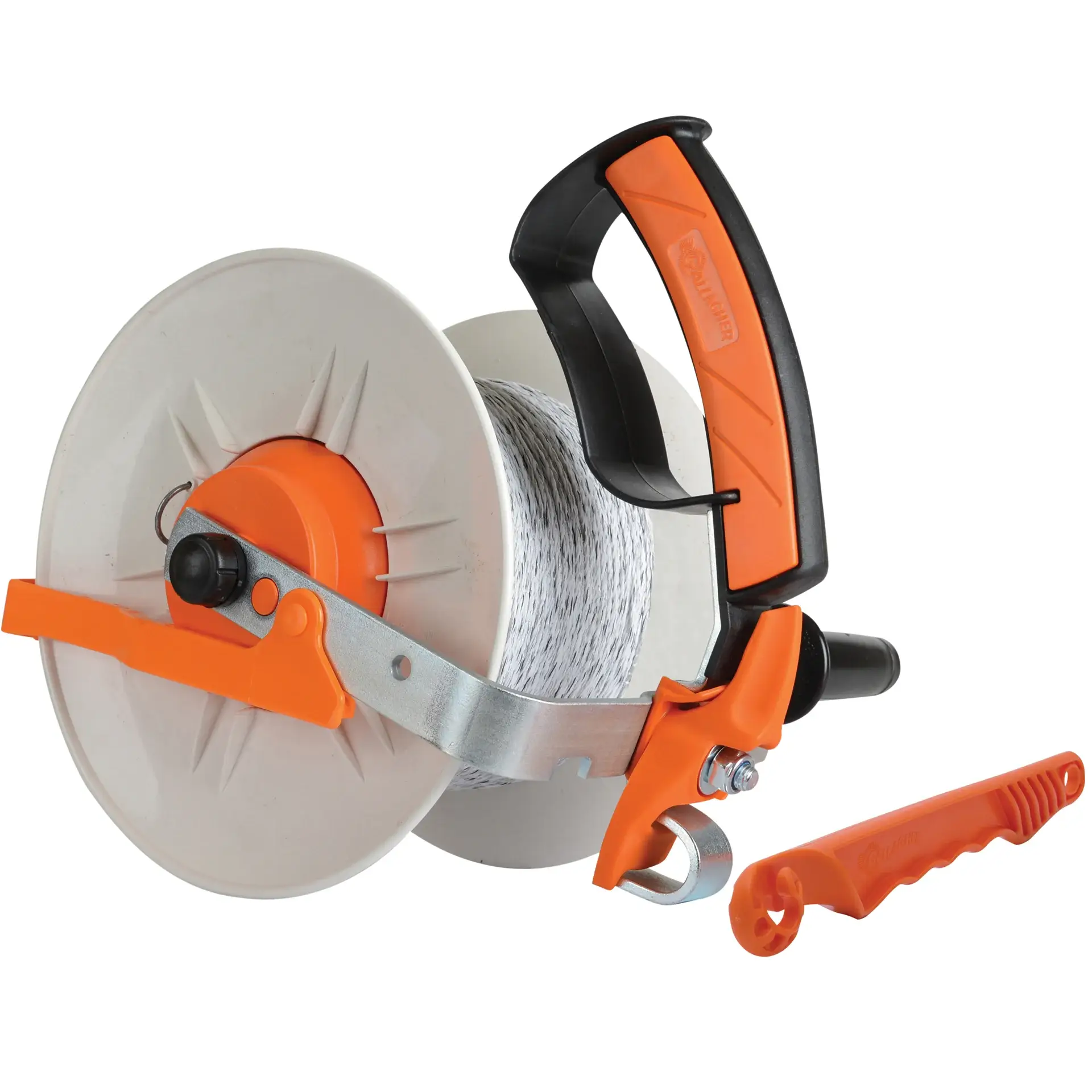 Geared reel pre-installed Polywire 500m Geared reel pre-installed Polywire 500m