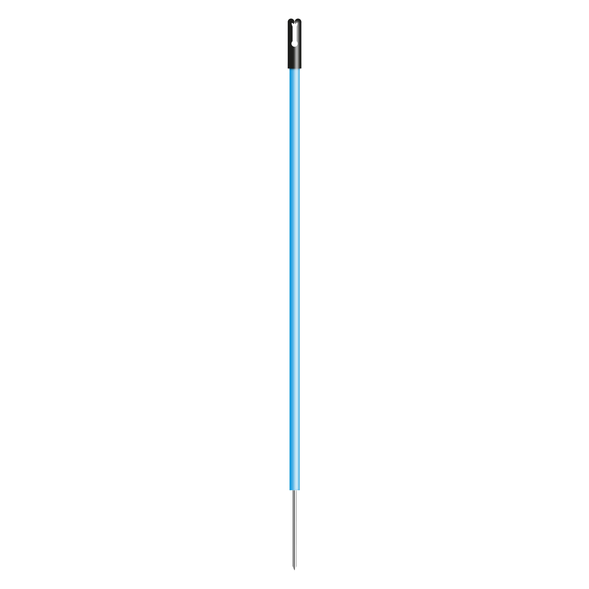 Kunststof paal blauw, 0,85m + 0,20m pen (10 stuks)