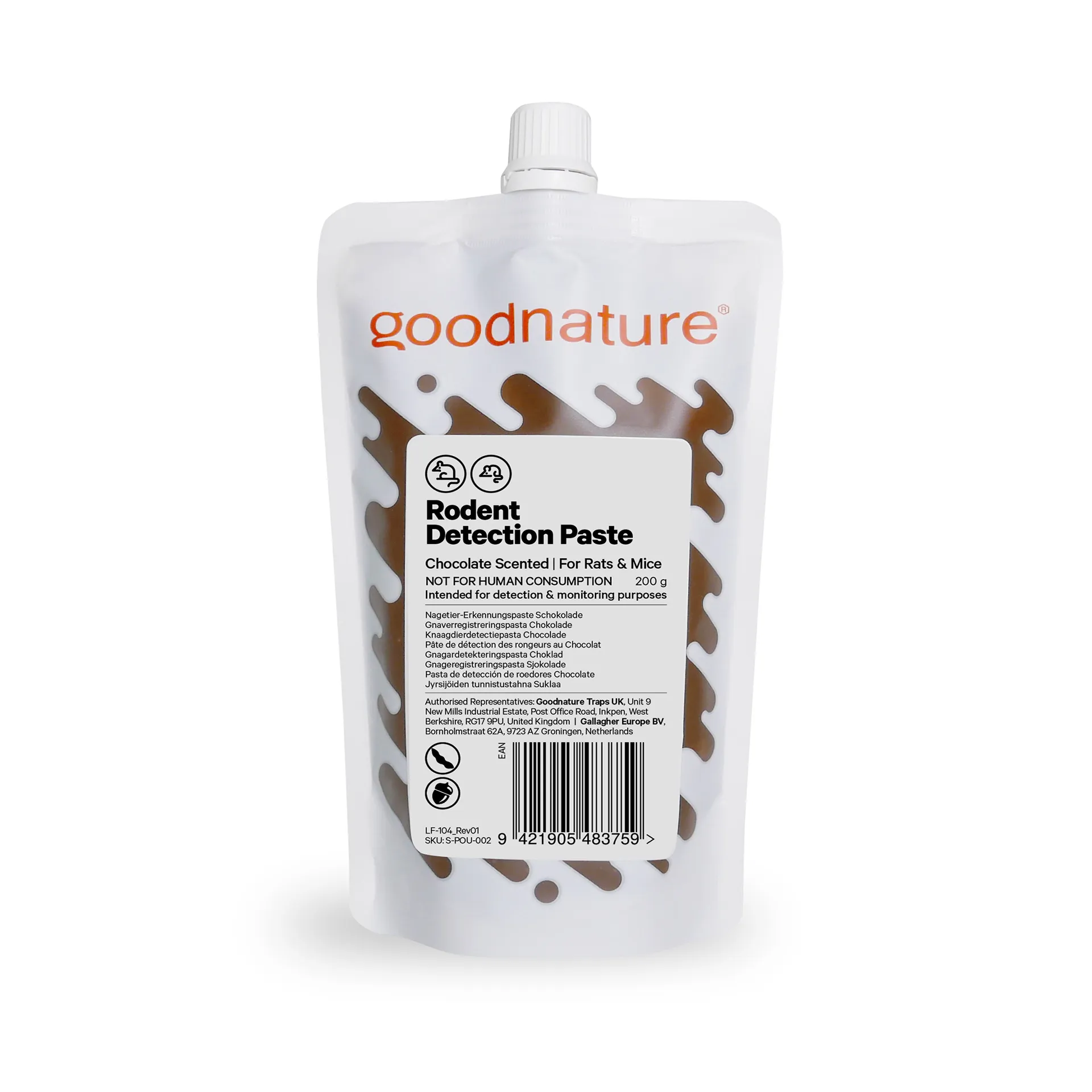 Goodnature Rodent Detection Paste - Chocolate (200g)
